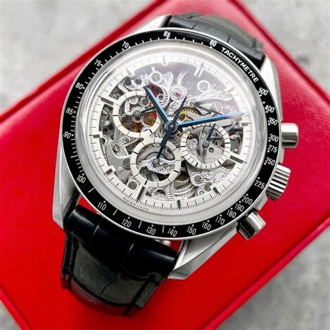 omega speedmaster skeleton|Omega Speedmaster automatic chronometer price.